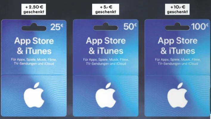 Zehn Prozent Bonusguthaben für iTunes-Karten bei Netto