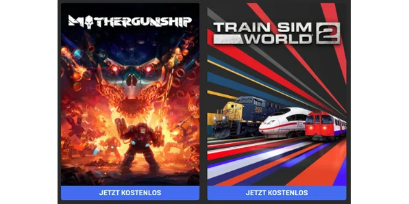 "Train Sim World 2" & "Mothergunship" für Windows kostenlos im Epic Games Store