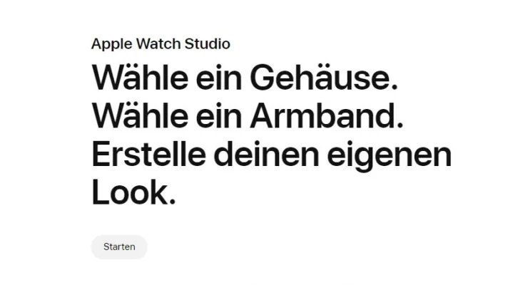 Apple Watch Studio erlaubt online & im Apple Store individuelles Zusammenstellen der Apple Watch Series 5