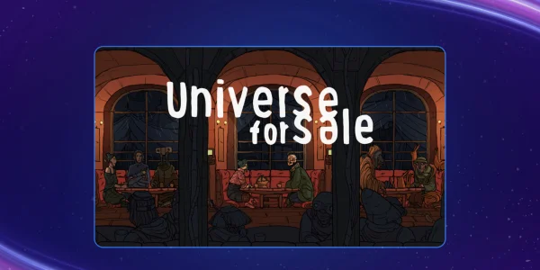 „Universe for Sale“ kostenlos für iOS, iPadOS und Windows im Epic Games Store