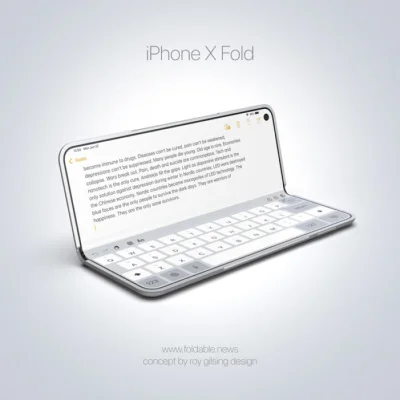 Faltbares iPhone: Interessantes Konzept-Design zeigt iPhone X Fold