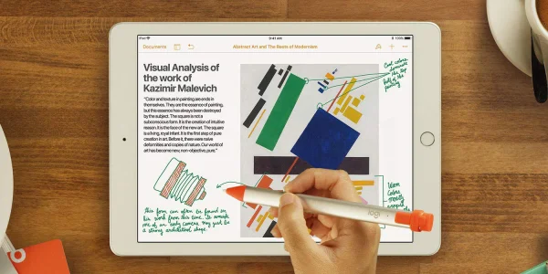 Logitech Crayon - günstige Alternative zu dem Apple Pencil und mit allen iPads kompatibel