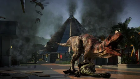"Jurassic World Evolution" bis Donnerstag kostenlos im Epic Games Store
