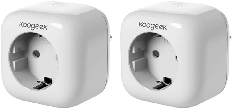 Koogeek Steckdose mit Apple HomeKit, Google Assistant, Alexa im zweier Pack