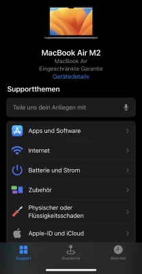 Update für die „Apple Support“-App bringt neues Layout, Navigationsleiste & mehr