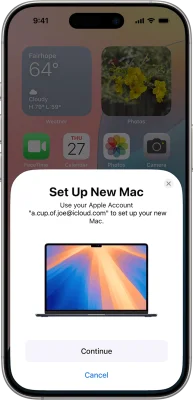 Praxis-Tipp: Neuen Mac mit dem iPhone einrichten