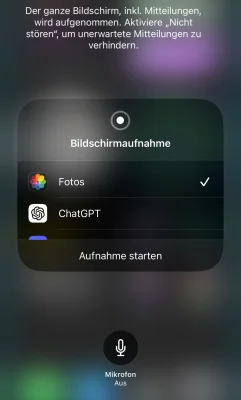 Verbessertes Screen Recording unter iOS & iPadOS: Die Bildschirmaufnahme bekommt drei neue Funktionen