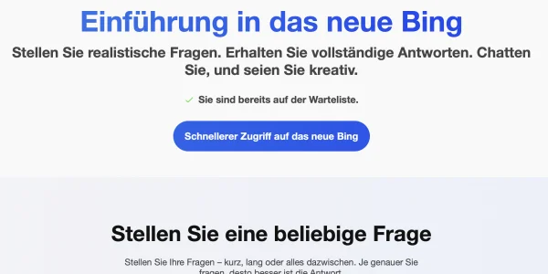 ChatGPT über Edge und Bing auf dem iPhone und iPad verfügbar