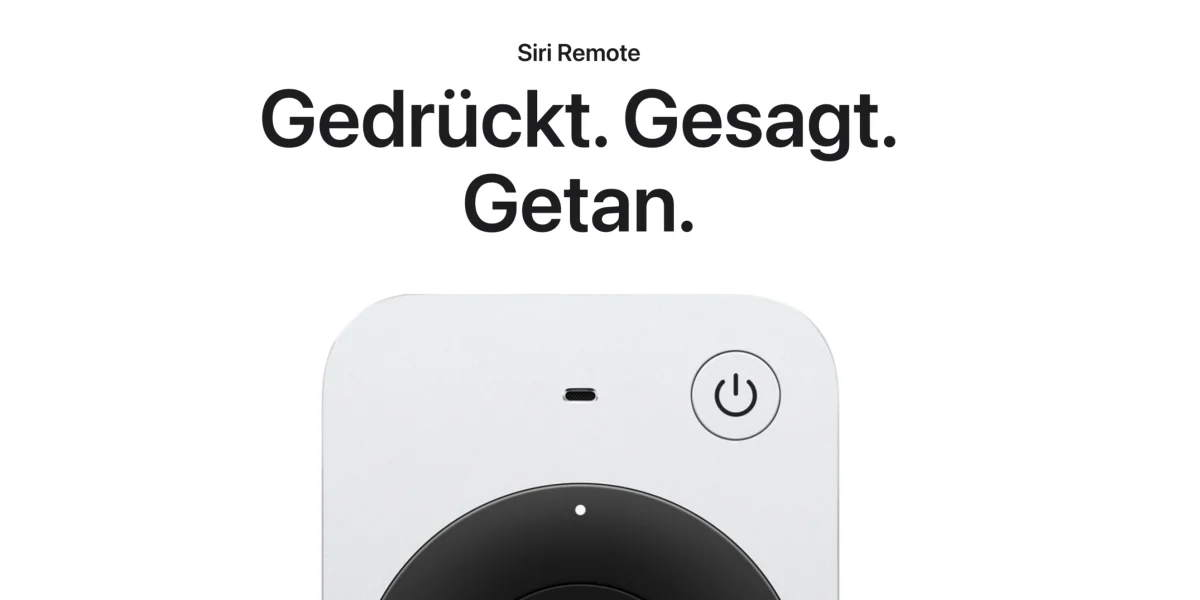 Apple TV 4K: Probleme bei der Nutzung der Siri Remote