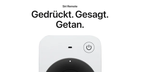 Apple TV 4K: Probleme bei der Nutzung der Siri Remote