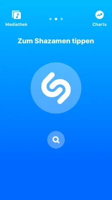Neue Version von Shazam jetzt mit Such-Button
