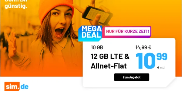 [Update] Unfassbar günstig: 6 GB Allnet-Flat für 5,99 Euro monatlich, 20 GB Allnet-Flat nur 14,99 Euro