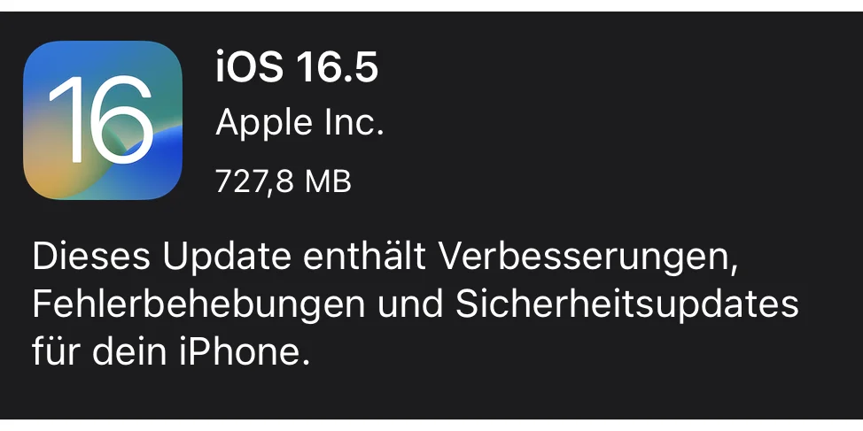 iOS 16.5 & iPadOS 16.5 verfügbar: Wenig Neues, einige Fehlerbehebungen
