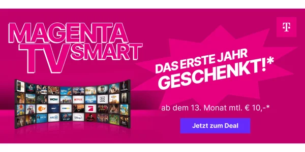 Magenta TV Smart für ein Jahr umsonst genießen