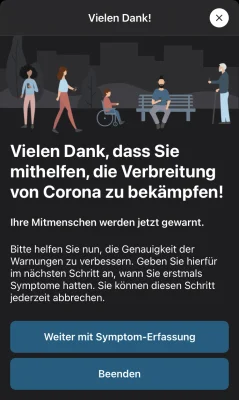 SARS-CoV-2 positiv: So funktioniert das Warnen anderer Nutzer mit der Corona-Warn-App