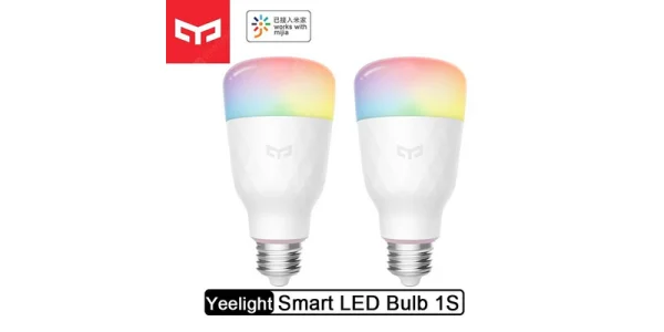 Homekit - RGB LED Smart Color Glühbirne im Zweierpack für 34,31€ bei Gearbest