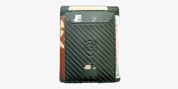 GenTo® - Smarte Geldbörse mit RFID und NFC-Blocker im Carbon-Design