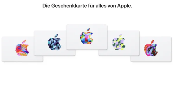 Apple Gift Card für 100 Euro kaufen und 15 Euro Amazon-Gutschein sichern (Reminder)