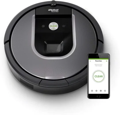 iRobot Roomba 960 der Volks-Saugroboter mit starker Saugkraft, 2 Multibodenbürsten