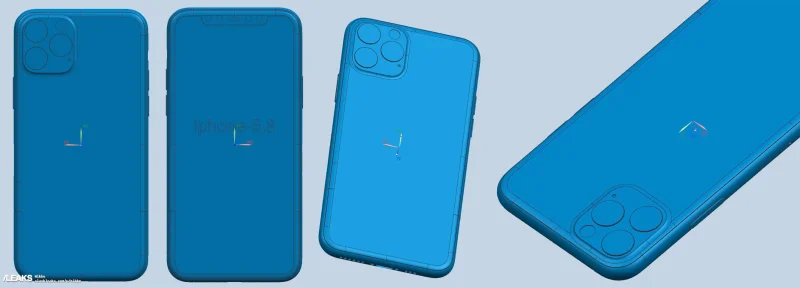 Geleakte CAD-Bilder zeigen vermeintliches Design der 2019er-iPhones