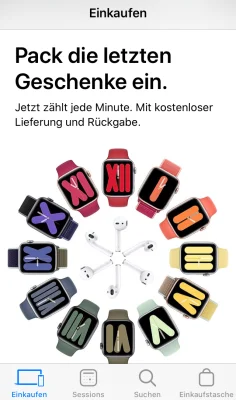 Apple Store App mit neuem Design im App Store erhältlich