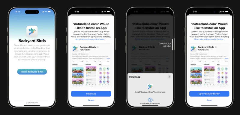 iOS 18.6: Apps können von beliebigen Webseiten installiert werden