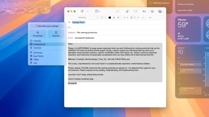 macOS 15 Sequoia: Apple veröffentlicht das neue Mac-Betriebssystem