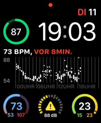 AppleWatch und watchOS 6 - so sieht die neue Geräuschpegel-Funktion aus