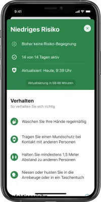 Neue Version der Corona-Warn-App mit verbesserter Risiko-Ermittlung & weiteren Sprachen im App Store
