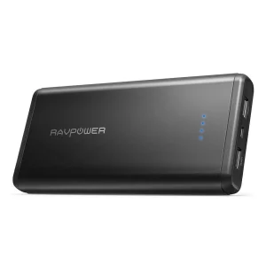 Blitzangebot - RAVPower 20000mAh Powerbank mit iSmart Technologie für 23,79