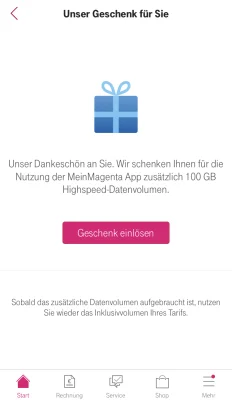 Kostenloses Datenvolumen: Die Telekom verschenkt zu Weihnachten 100 GB an Privatkunden