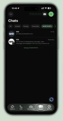 Neueste Version von WhatsApp bringt Grundgerüst für „Liquid Glass“-Oberfläche mit