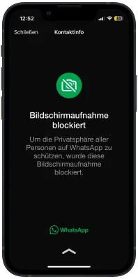 WhatsApp Profilbilder: Meta sperrt auf dem iPhone das Anfertigen von Screenshots
