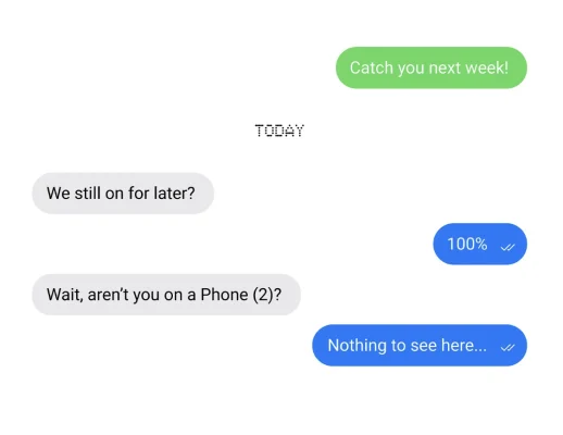 Das Nothing Phone (2) unterstützt Apples iMessage