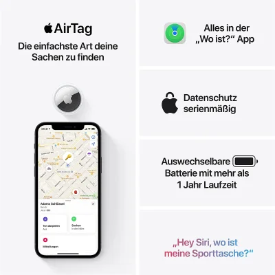 AirTags im Viererpack derzeit bei Amazon 25% günstiger: nur 89 Euro (Update)