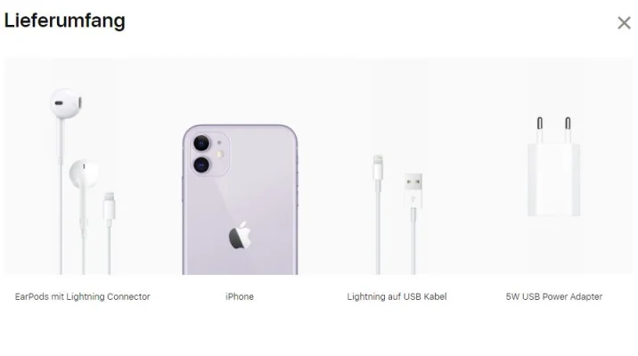 iPhone 11 & 18W USB‑C Netzteil: Nur die Pro-Modelle haben Schnellladegerät im Lieferumfang