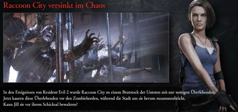 Capcom veröffentlicht Resident Evil 3 für iOS, iPadOS & macOS