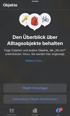 Anleitung: So öffnet ihr unter iOS 14.3 & iPadOS 14.3 das versteckte AirTags-Menü in der "Wo ist?"-App
