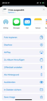 iOS 13 - so sieht die neue Sharing-Funktion aus