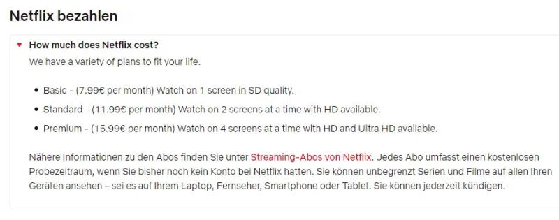 Netflix erhöht die Preise nun auch in Deutschland