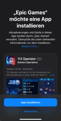 Epic verschenkt den „112 Operator“ für iOS & iPadOS im Games Store