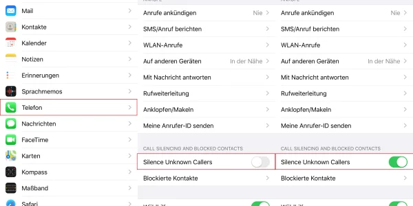 iOS 13 - so werden unbekannte Anrufer automatisch blockiert
