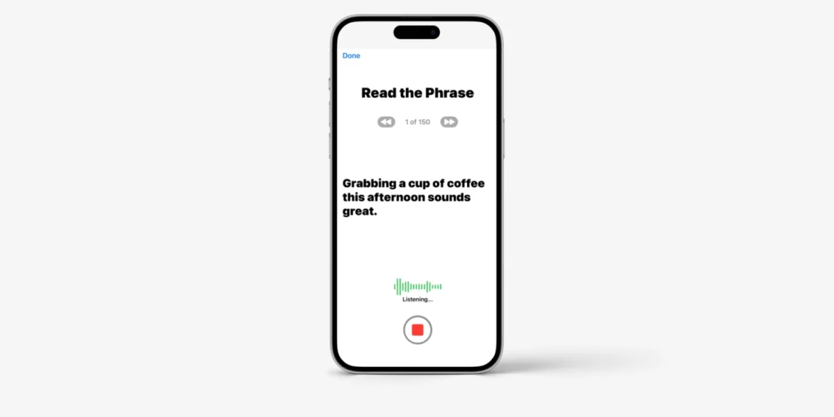 Personal Voice: Die erste Beta von iOS 17 bringt das Voice-Banking auf das iPhone