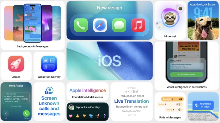 WWDC25: Apple stellt iOS 26 & iPadOS 26 mit neuem „Liquid Glass“-Design vor
