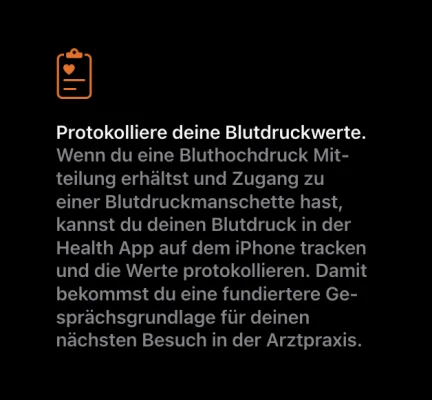 „Bluthochdruck Mit­teilungen“: Apple erklärt, wie man die neue Funktion einrichtet
