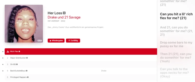 Apple Music: Beta der Web-App jetzt mit Live-Songtexten