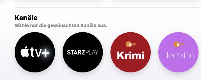 Apple TV Channels jetzt in Deutschland mit vier neuen Kanälen