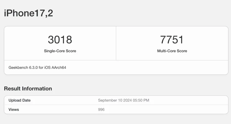 Die Leistung des A18 & A18 Pro: Erste Benchmarks des iPhone 16 und iPhone 16 Pro Max aufgetaucht