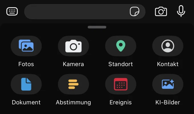 KI-Bilder & mehr: Über WhatsApp können jetzt zusätzliche Inhalte geteilt werden