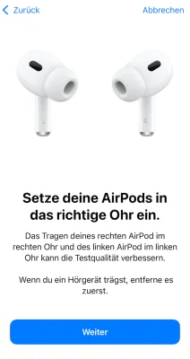 iOS Praxistipp: So funktioniert der Hörtest mit iOS 18.1 & den AirPods Pro 2